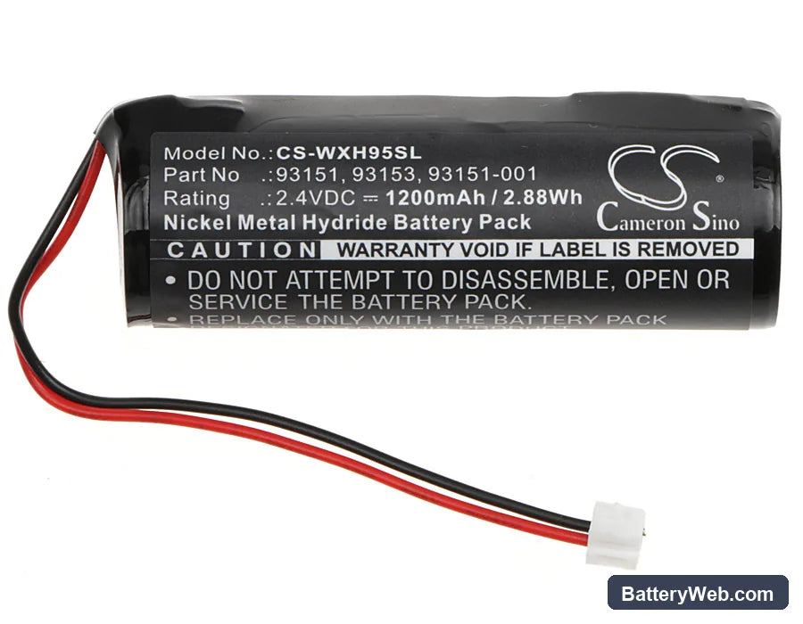 Wahl Pro 9550 Replacement Battery, 2.4V, 1200mAh, Ni-MH 5
