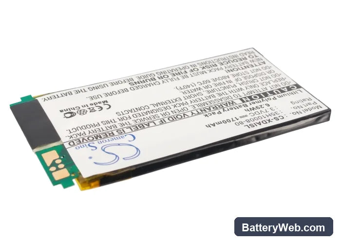 MWG XDA Replacement Battery, 3.7V, 1700mAh, Li-Polymer 2