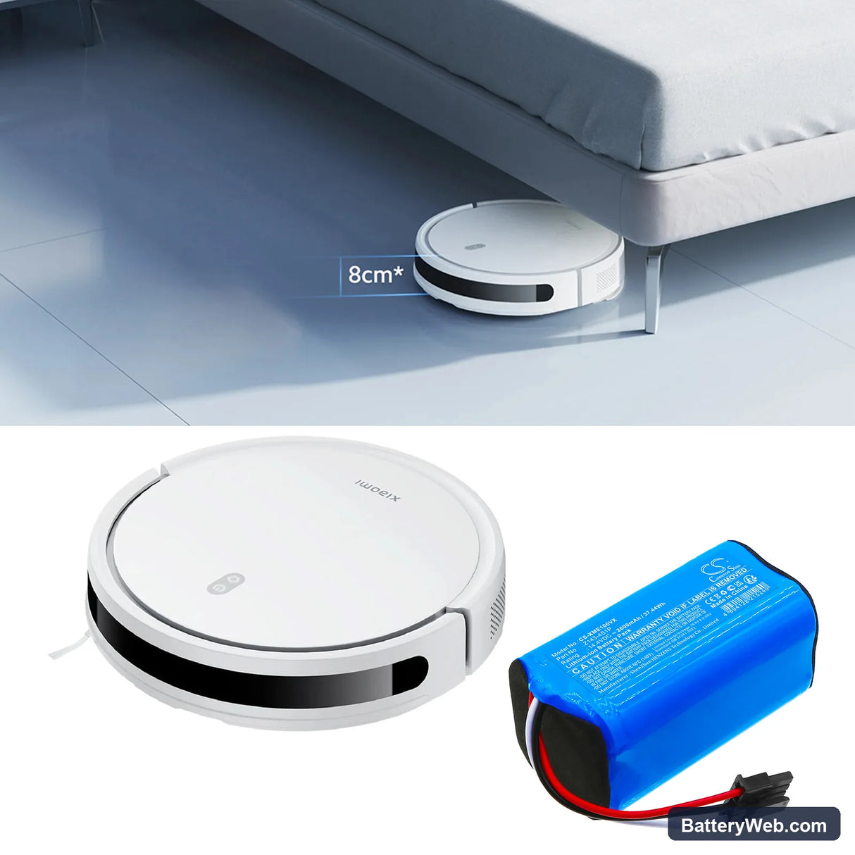 Xiaomi E10 Replacement Battery, 14.4V, 2600mAh, Li-ion 6