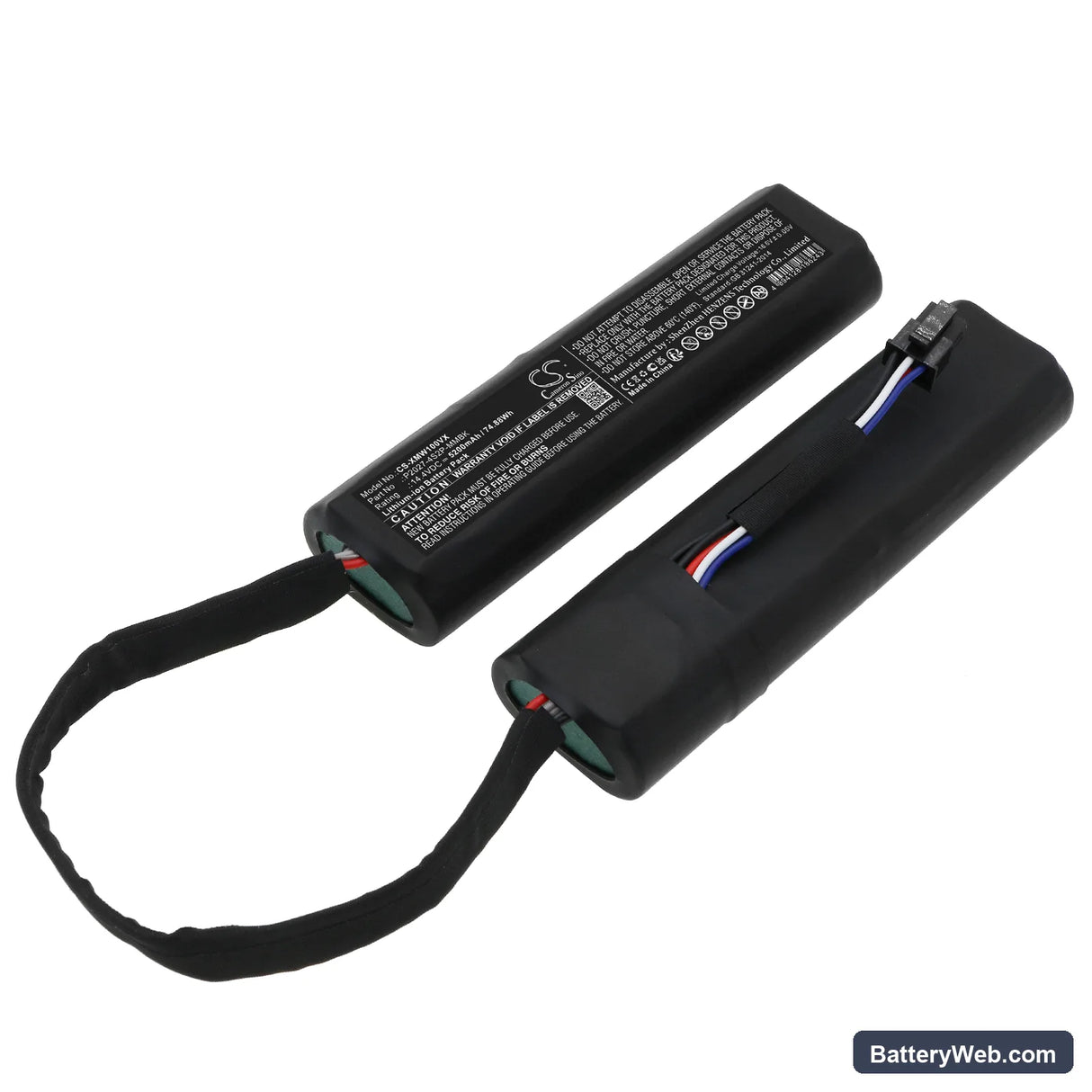Dreame W10 Replacement Battery, 14.4V, 5200mAh, Li-ion 1