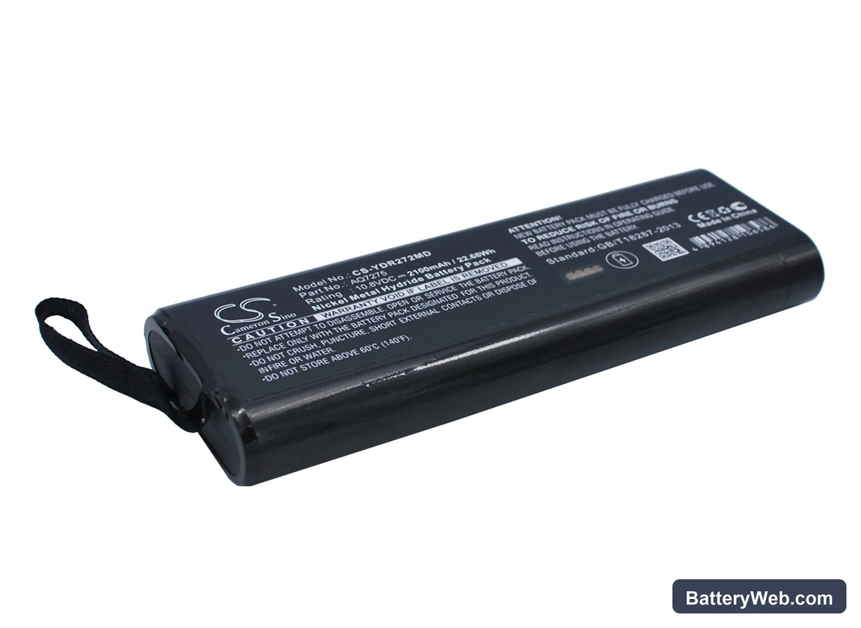 Yokogawa OTDR AQ7275 Replacement Battery, 10.8V, 2100mAh, Ni-MH 2