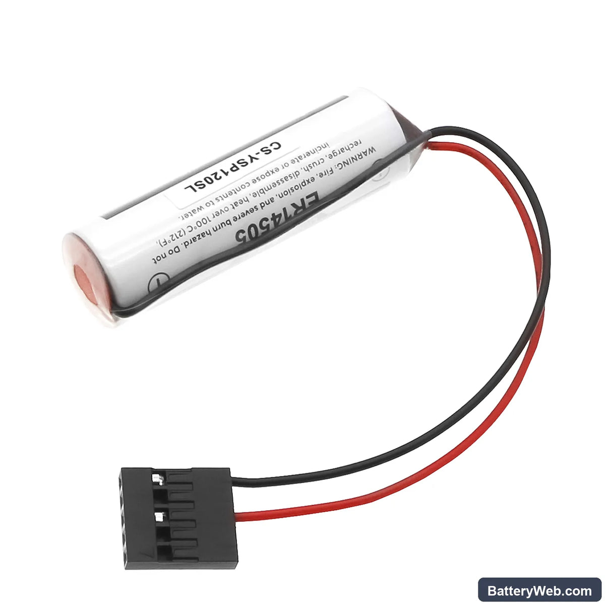 Yaskawa JEFMC-CU10 Replacement Battery, 3.6V, 2700mAh, Li-SOCl2 2