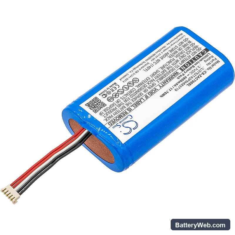 ZTE AC70 Replacement Battery, 3.7V, 4800mAh, Li-ion 2