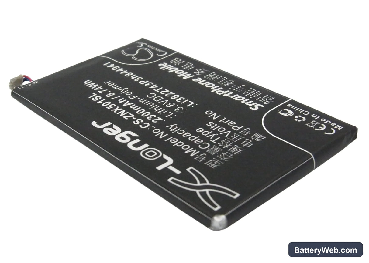 ZTE Nubia Z5 Replacement Battery, 3.8V, 2300mAh, Li-Polymer 2