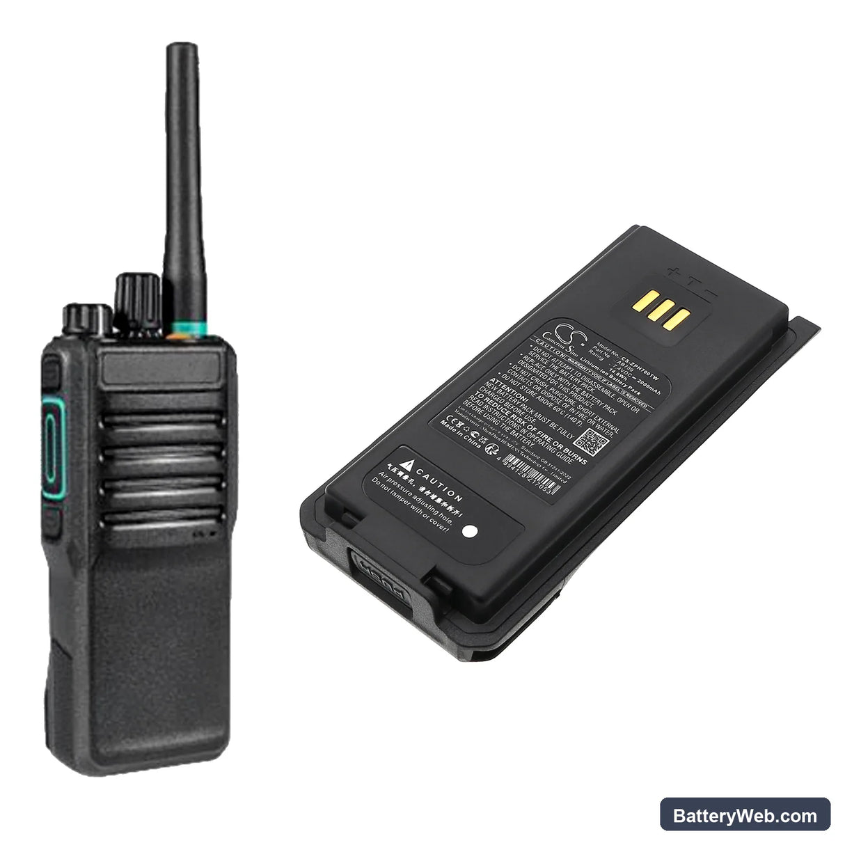 ZTE GH650 Replacement Battery, 7.4V, 2000mAh, Li-ion 6