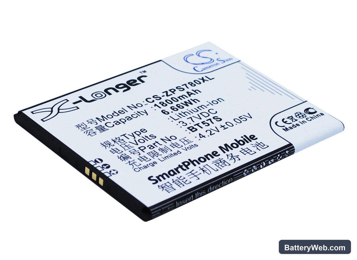 ZOPO ZP780 Replacement Battery, 3.7V, 1800mAh, Li-ion 2