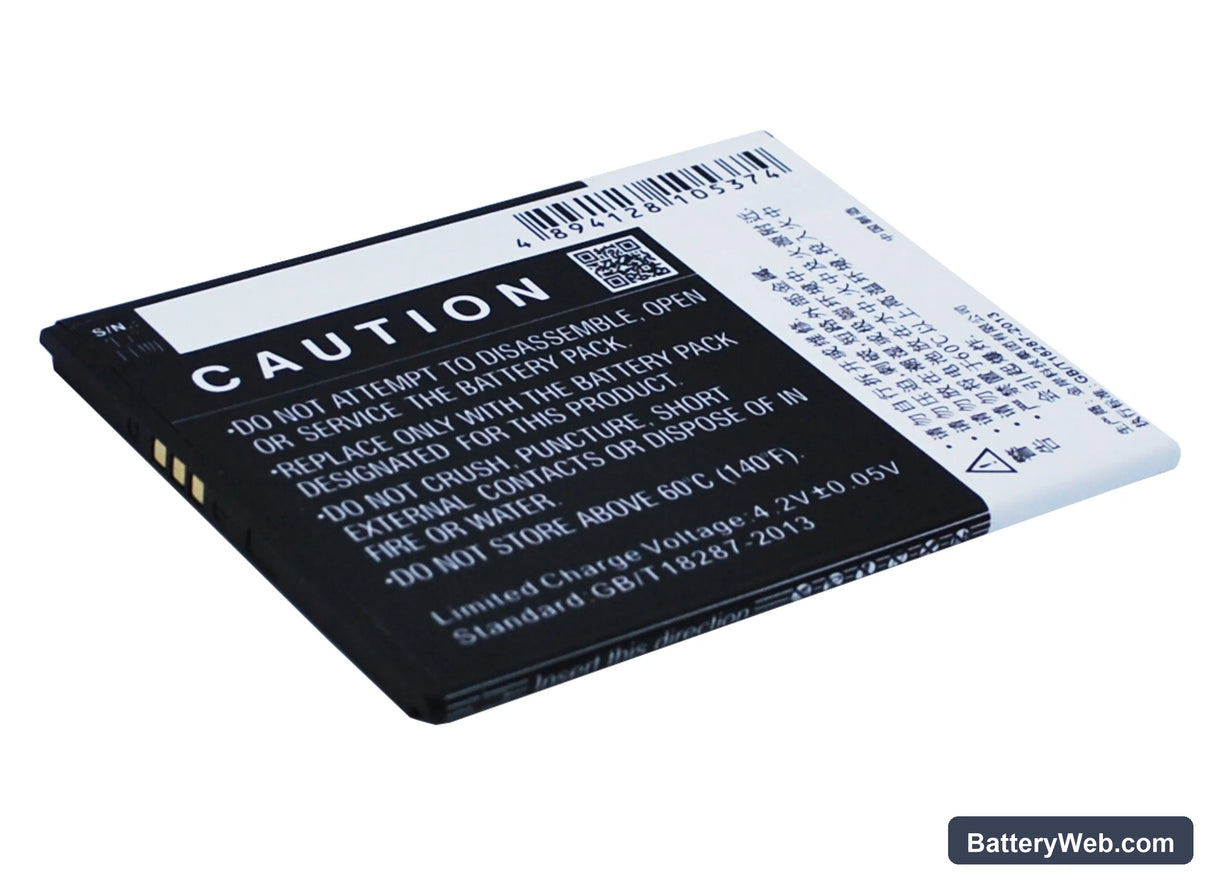 ZOPO ZP780 Replacement Battery, 3.7V, 1800mAh, Li-ion 4