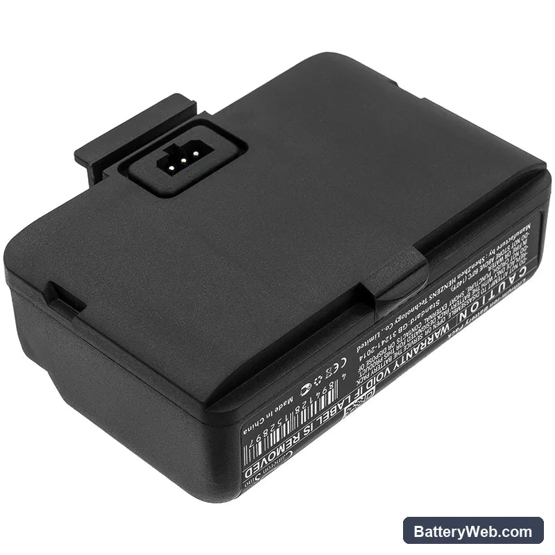 Zebra RW220 Replacement Battery, 7.4V, 3400mAh, Li-ion 3