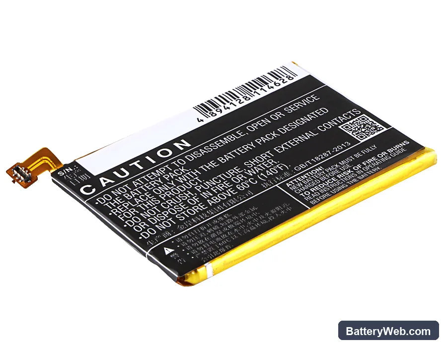 ZTE AXON A2015 Replacement Battery, 3.8V, 3000mAh, Li-Polymer 3