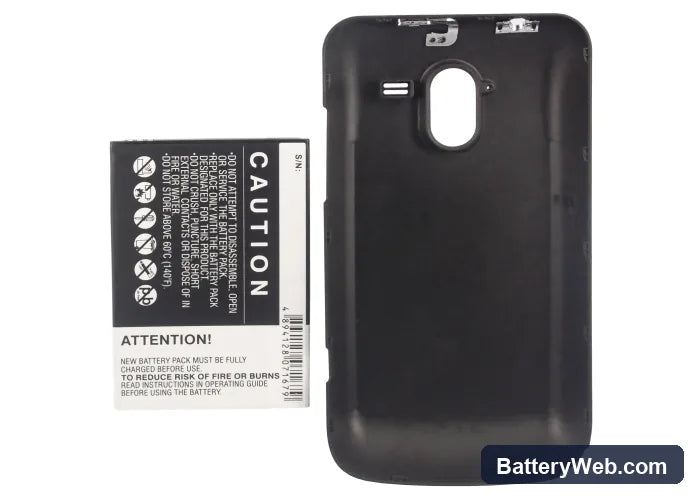 MetroPCS N9120 Replacement Battery, 3.7V, 3600mAh, Li-ion 6