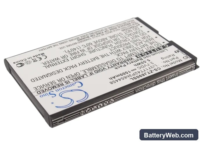 Verizon Jetpack 890L Replacement Battery, 3.7V, 1500mAh, Li-ion 2