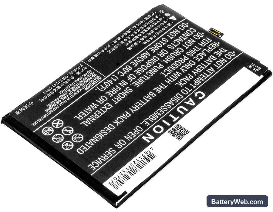 ZTE Nubia N1 Replacement Battery, 3.85V, 4900mAh, Li-Polymer 4