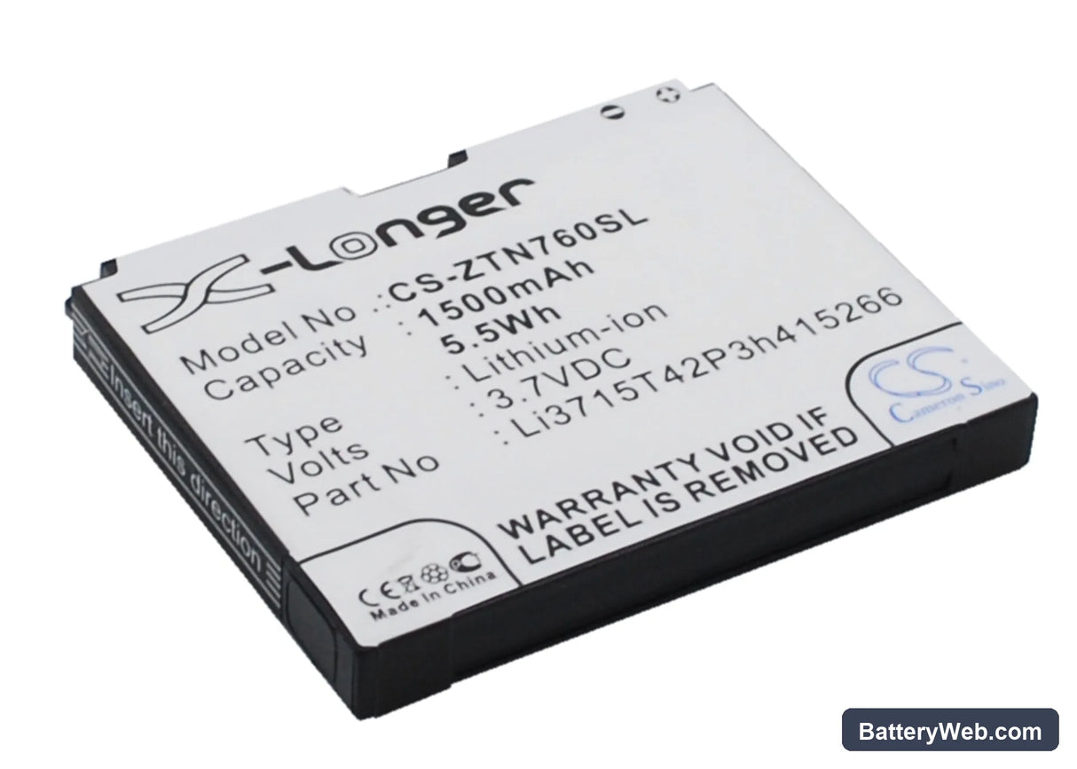 USCellular Director Replacement Battery, 3.7V, 1500mAh, Li-ion 3