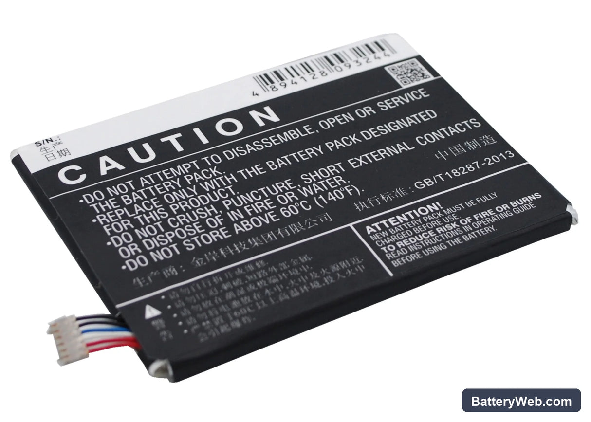 Telstra Tough Max Replacement Battery, 3.8V, 2500mAh, Li-Polymer 5