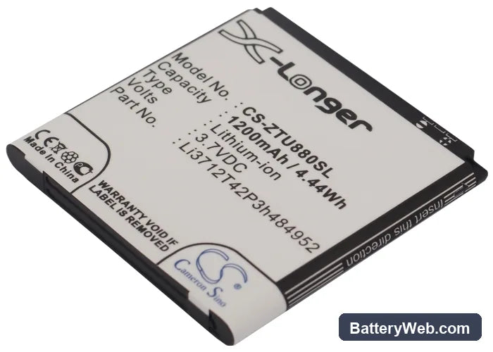 Amazing A3 Replacement Battery, 3.7V, 1200mAh, Li-ion 2