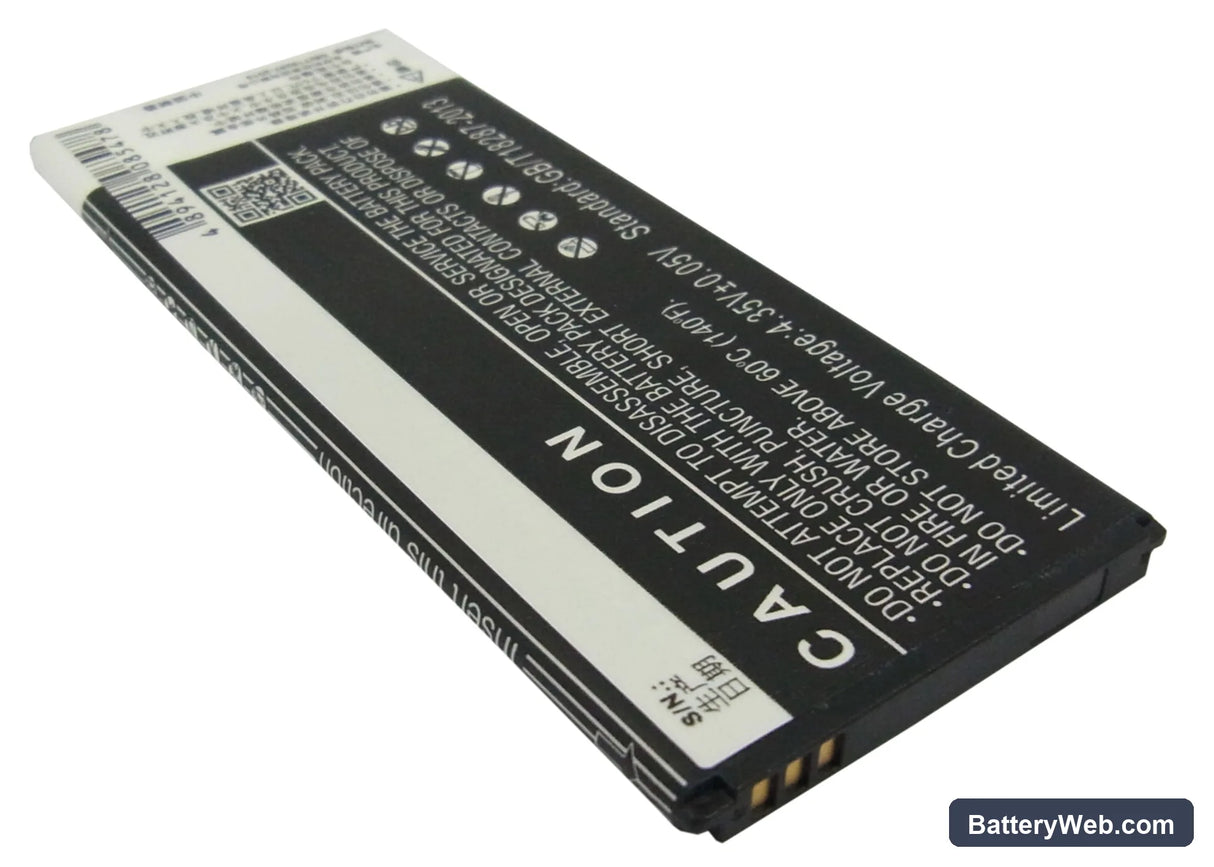 ZTE V5 Replacement Battery, 3.8V, 2400mAh, Li-ion 4