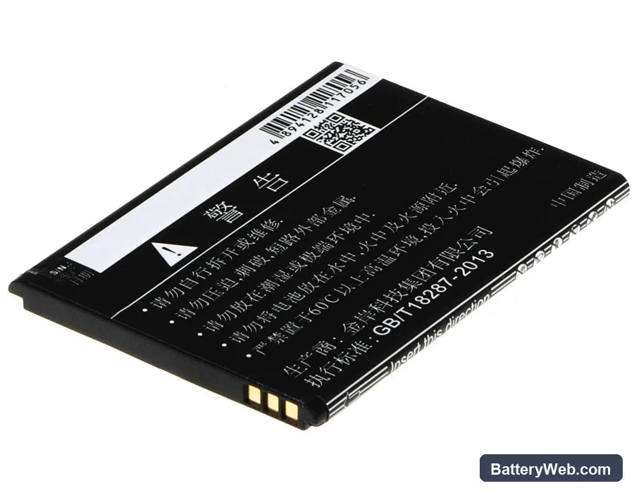 ZTE Kis 3 Max Replacement Battery, 3.8V, 1850mAh, Li-ion 4