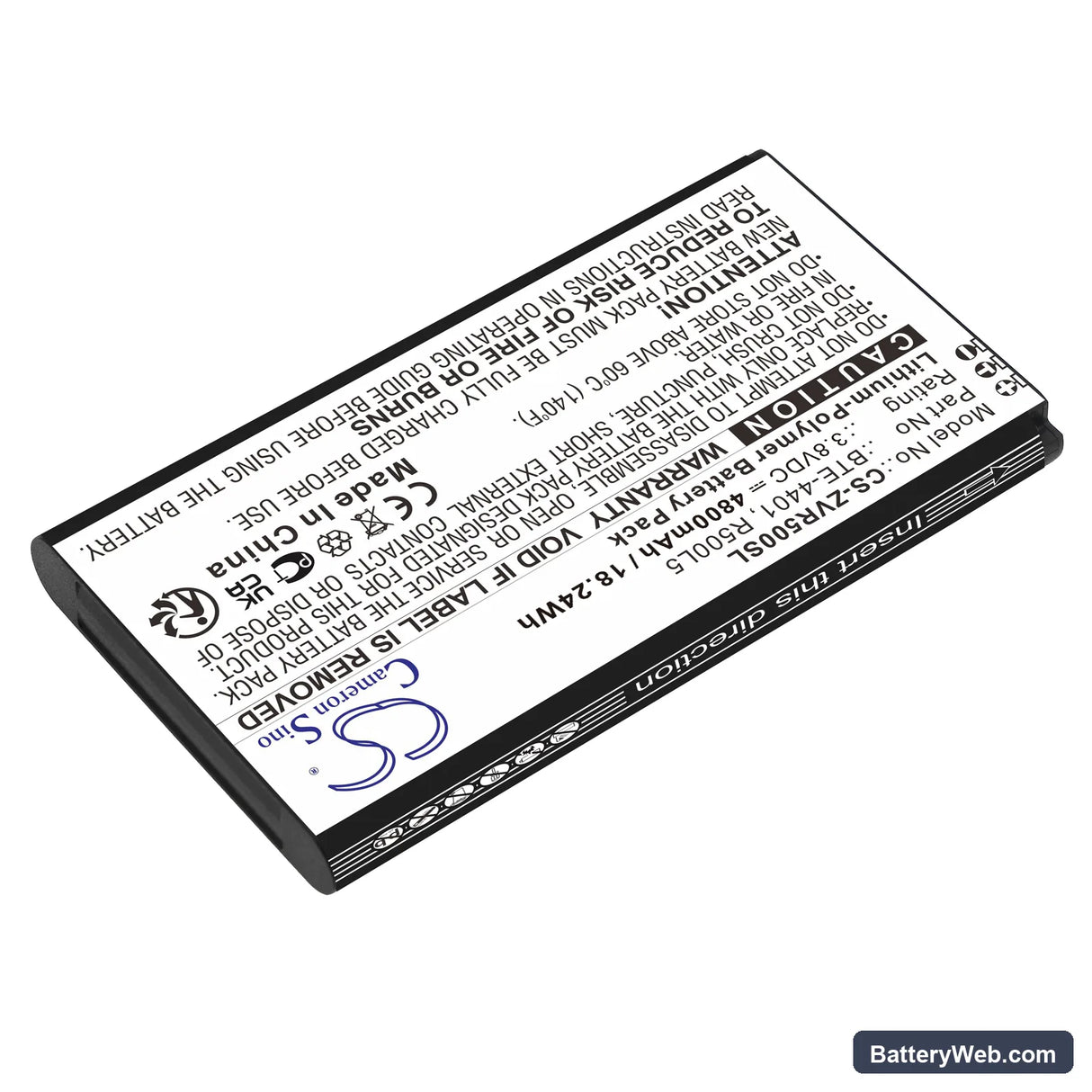 Verizon Orbic Speed 5G Replacement Battery, 3.8V, 4800mAh, Li-Polymer 2