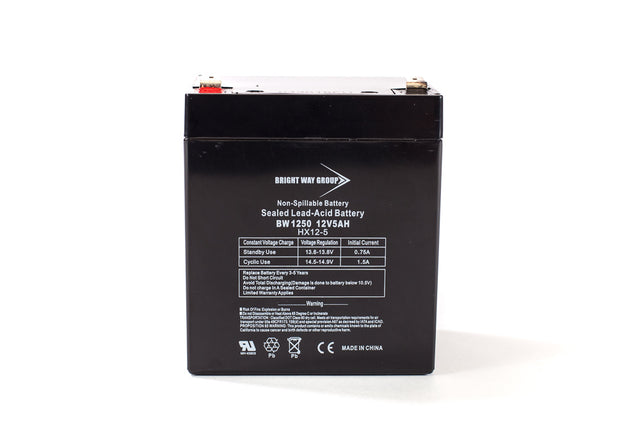Topin 12V5AH/20HR High Performance Replacement Battery By Bright Way