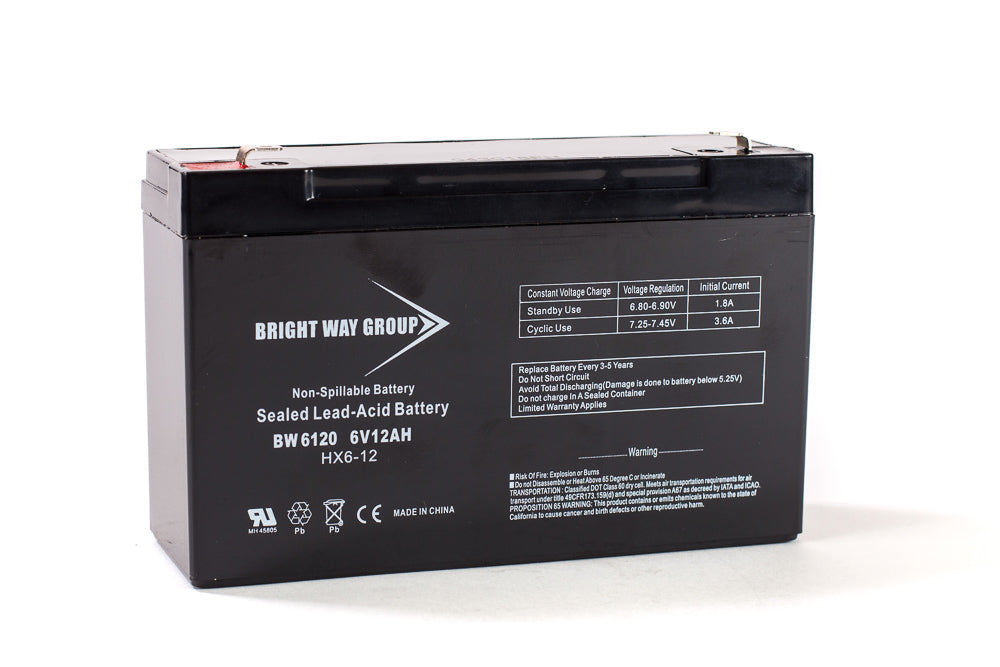 GX Mule Emergency Lighting Compatible Replacement Battery By Bright Way