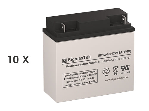 GE Medical Systems AMX 110 High Performance Compatible Replacement Battery Set
