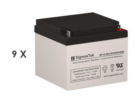 Acoma Medical Imaging MBA 130 Portable X-Ray High Performance Replacement Battery Set