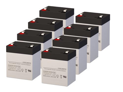 8-Pack 12 Volt 5.5 Amp UPS Compatible Replacement Battery Set