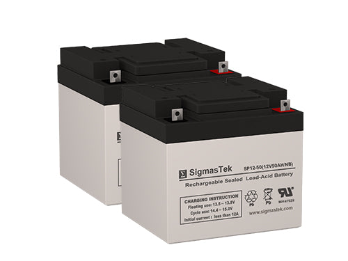 CTM HOMECARE HS 740 High Performance Replacement Battery Set (Set Of 2)