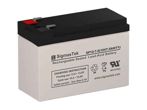 Hubbell 12-621 Emergency Light Compatible Replacement Battery By SigmasTek