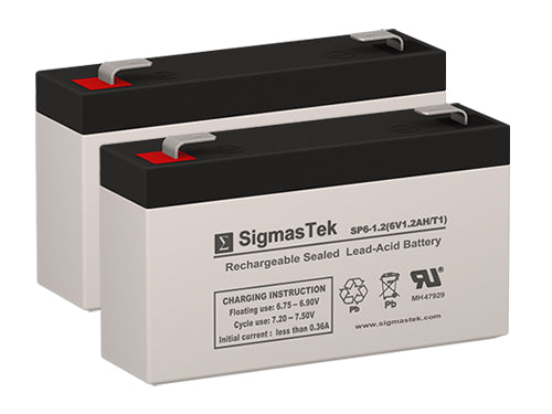 Air Shields Medical Oxycare Oxygen Monitor Compatible Replacement Battery Set