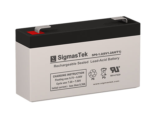 Ultratech UT-612 6V 1.3Ah High Performance Replacement Battery