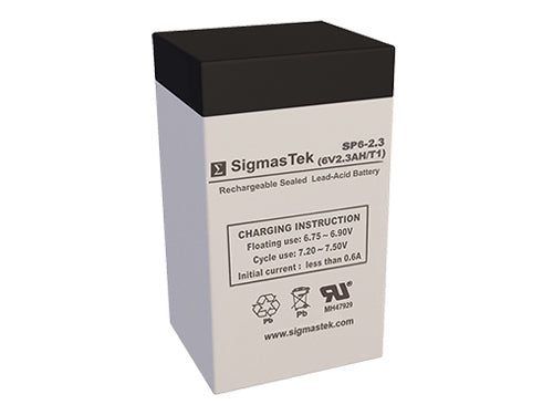 6 Volt 2.3 Amp Sealed Lead Acid Compatible Replacement Battery