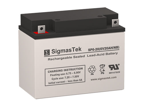 York-Wide Light VX2E20 Compatible Replacement Battery