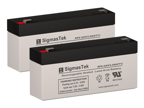 PPG Biomedical Systems EK31, EK32, EK33 EKG Monitor Medical Compatible Replacement Battery Set