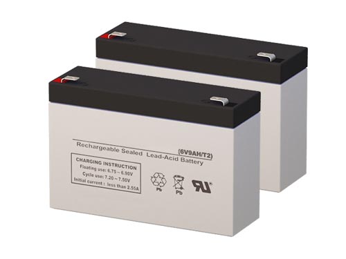 UPS6-9 UPS High Performance Compatible Replacement Battery Set - 2-Pack
