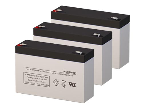 UPS6-9 UPS High Performance Compatible Replacement Battery Set - 3-Pack