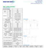 APC Back-UPS BE ES350 High Performance Replacement Battery By Bright Way