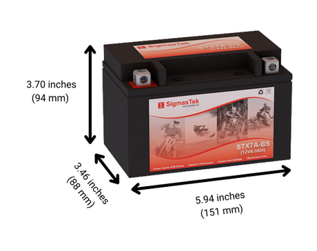 Carter Brothers XTV150 150CC 2004-2005 Compatible Replacement Battery
