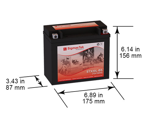 Exide 16L-B Compatible Replacement Battery