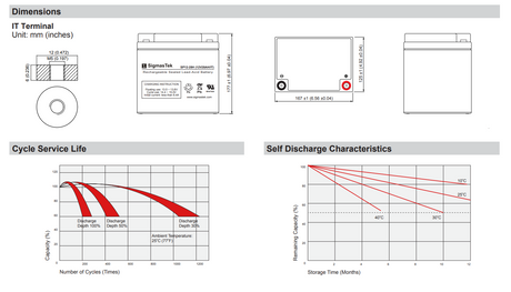 Duracell DURHR12-100 High Performance UPS Replacement Battery