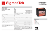 STX12-BS Polaris 170 RZR 20 (2009-2013) Compatible Replacement Battery