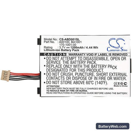 Amazon Kindle Replacement Battery, 3.7V, 1200mAh, Li-ion 3