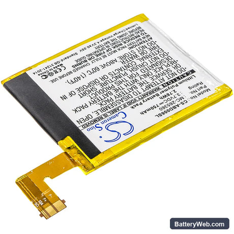 Amazon Kindle 6 Replacement Battery, 3.7V, 750mAh, Li-Polymer 2