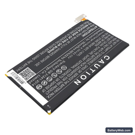 Amazon Kindle Fire HDX Replacement Battery, 3.8V, 4550mAh, Li-Polymer 4