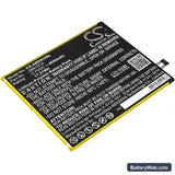 Amazon Kindle Fire 8 7 Generation Replacement Battery, 3.7V, 4650mAh, Li-Polymer 1