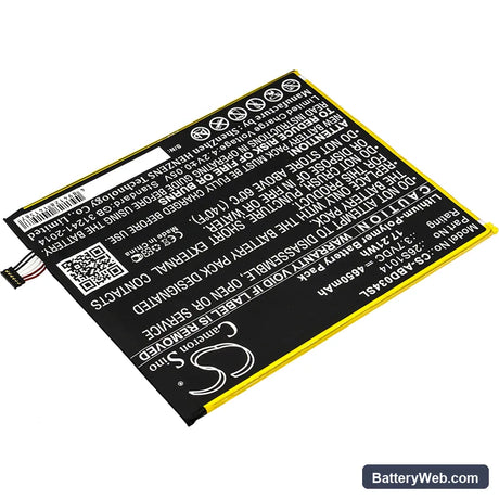 Amazon Kindle Fire 8 7 Generation Replacement Battery, 3.7V, 4650mAh, Li-Polymer 2