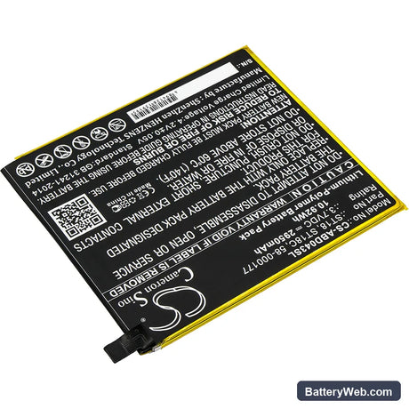 Amazon Kindle Fire 7" Replacement Battery, 3.7V, 2950mAh, Li-Polymer 2