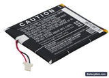 Amazon Kindle 7 Replacement Battery, 3.7V, 890mAh, Li-Polymer 4