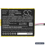 Amazon Kindle Fire HD 10.1 9th Replacement Battery, 3.8V, 6300mAh, Li-Polymer 3