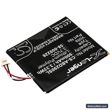 Amazon Kindle 10th Replacement Battery, 3.7V, 900mAh, Li-Polymer 2